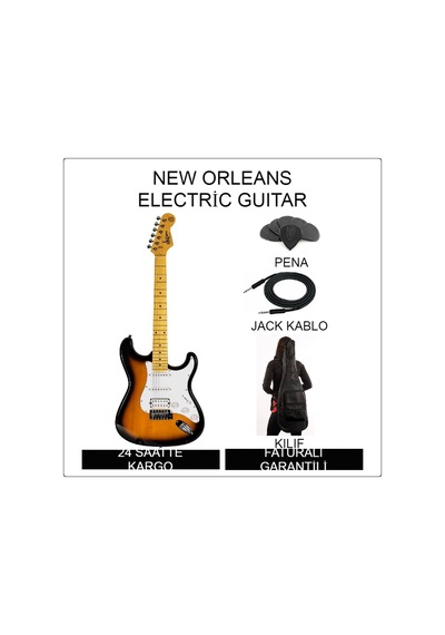New Orleans Nhs9720 Stratocaster Hss Sunburst Elektro Gitar