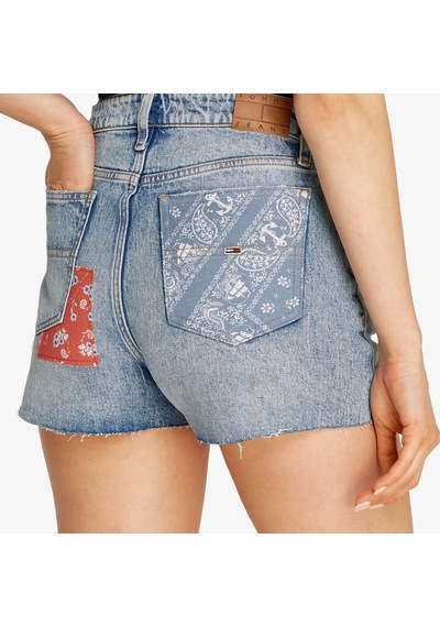 Tommy Hilfiger Hot Bi6114 Kadın Mavi Şortdw0dw20087
