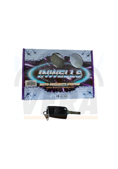 Sustalı Kumandalı Inwells 3445 12 Volt Oto Alarm Yeni Anahtar