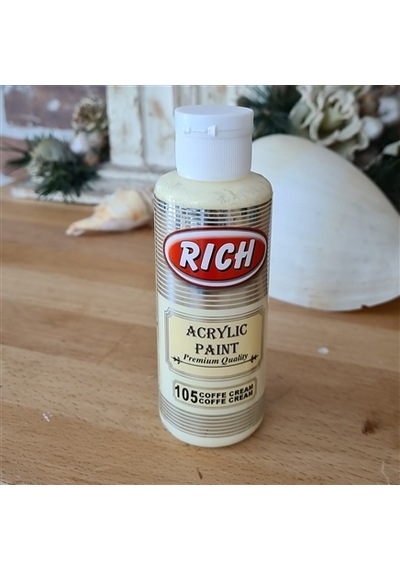 Rich Akrilik Boya 120 Cc Coffe Cream N11.4428