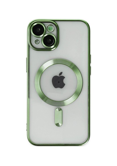 Apple İphone 14 Plus Kılıf Kross Magneticsafe Kapak - Koyu Yeşil Çok Renkli