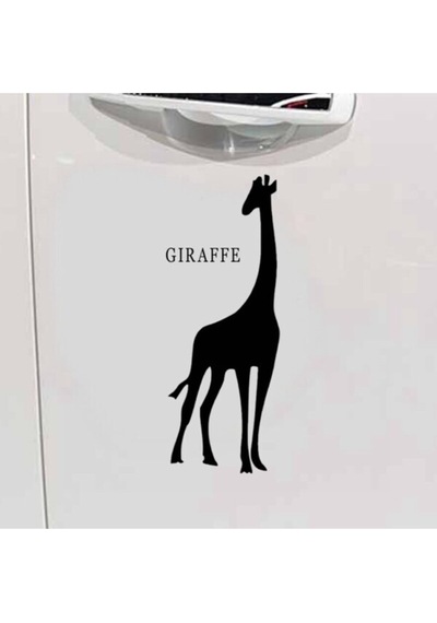 Zürafa Tasarım Oto Özel Yeni Sticker Siyah 15 8 Cm