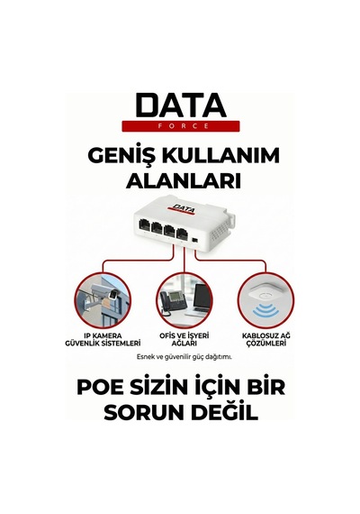 Buradabulabilirsin Dataforce 3+1 10/100 Poe Extender Nl