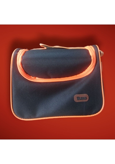 16x21x27 Cm Büyük Ebat Beslenme Çantası Termoslu Br-3500 Student Lunch Box Siyah