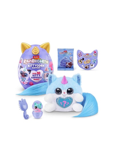 Raınbocorns Kıttycorn Surprız S3-92104 Mavi Kuyruk Çok Renkli