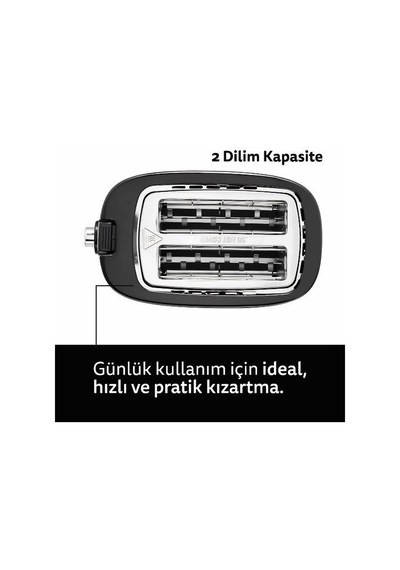Morphy Richards Hive 850 W 2 Bölmeli Ekmek Kızartma Makinesi