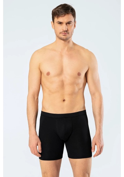 Cacharel 1335 Erkek Bel Bantlı Likralı Boxer-siyah Siyah