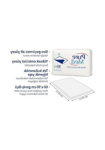 Yatak Koruyucu Örtü 60x90 Cm 30 Lu Tek Kullanımlık Sıvı Geçirmez Hasta Altı Örtüsü Yüksek Emici Ped Bebek, Yetişkin, Yaşlı Ve Evcil Hayvan Bakımına Uygun Açık Indigo Yatak Koruyucu Örtü 60x90 Cm 30 Lu Tek Kullanımlık Sıvı Geçirmez Hasta Altı Örtüsü Yüksek Emici Ped Bebek, Yetişkin, Yaşlı Ve Evcil Hayvan Bakımına Uygun Açık Indigo