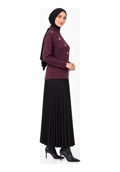 Nuss Triko Tunik Bordo 206