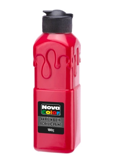 Nova Color Akrilik 180 Gr Kırmızı Çok Renkli