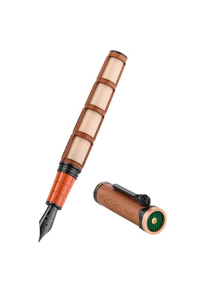 Montegrappa Ode To Bag End Hobbiton Handcraft Dolma Kalem - F Uç Kahverengi