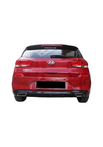 Hyundai İ30 (2017-2018) Arka Tampon - Difüzör (Plastik)