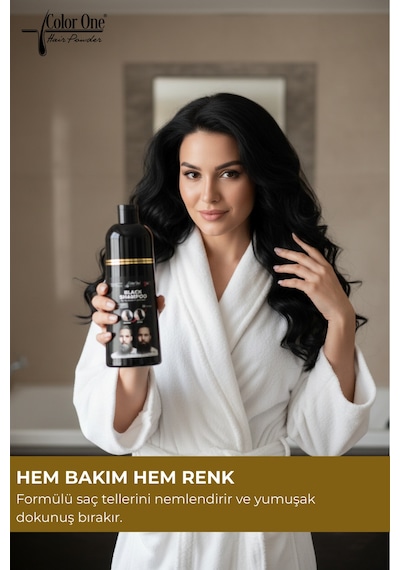 Siyah Black Saç Şampuanı 300 Ml & Ton Etkisi Tüm Saç Tipleri
