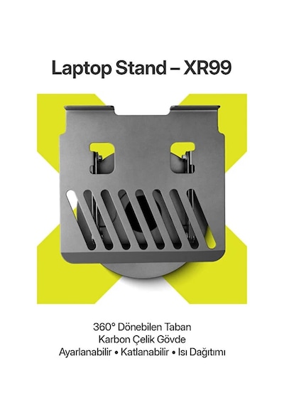 Daytona Power-way 360 Dönebilen Metal Ayarlı Macbook & Notebook Standı
