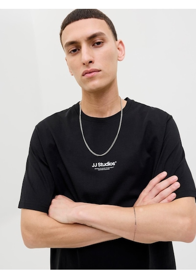 Jack & Jones Jjesoho Tee Ss Crew Neck Noos Erkek T-shirt-31721 Siyah