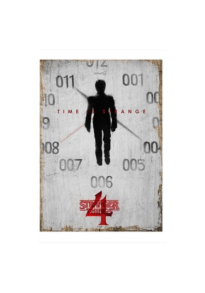 Bedeko Stranger Things Mdf Poster 35 Cm X 50 Cm