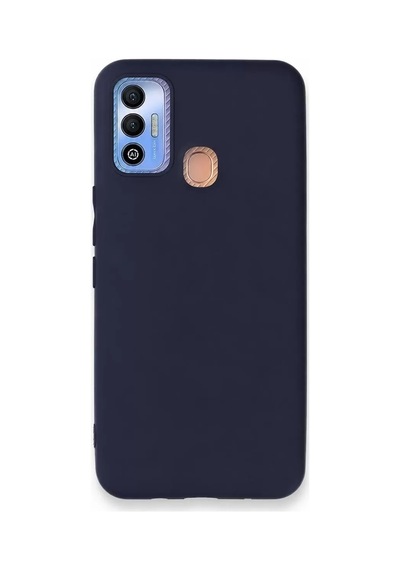 Spark 7t Kılıf First Silikon - Lacivert