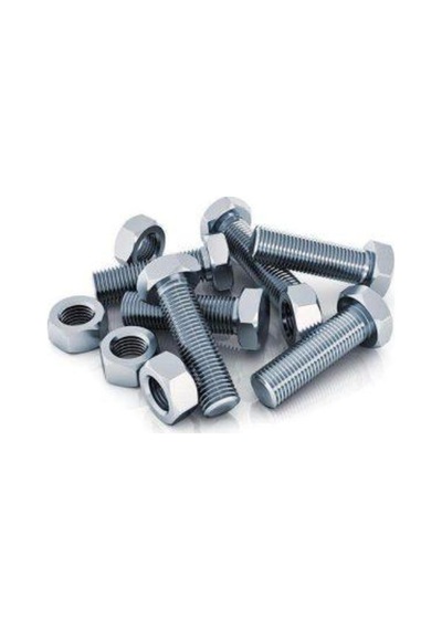 Galvanizli M8x40 Mm Cıvata, M8 Çelik Somun 30'ar Adet Diğer