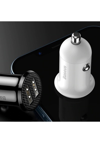 Baseus Graın Pro Dual Usb 4.8A Max Çıkışlı Hızlı Araç Şarj Başl