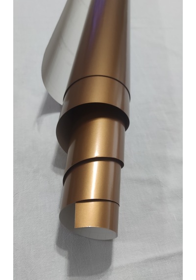 Bakır Renk Dayanıklı Araç Motor Mobilya Folyosu 126cm X 50 Cm