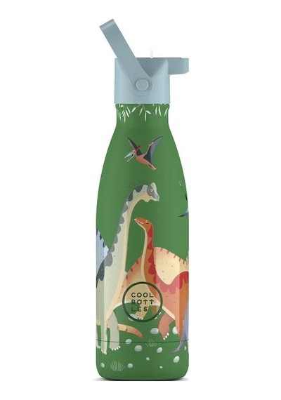 Cool Bottles Paslanmaz Çelik Suluk - The Kids Bottle Jurassic Era 350 Ml Çok Renkli
