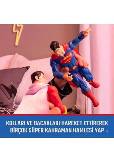 Dc Comics Superman 30 Cm Dev Figür Süper Kahraman Karekteri Lisanslı Oyuncak