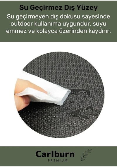 Özel Su Geçirmez 182 x 60 CM Hafif Pratik Dayanıklı Isı Yalıtım 12mm Kalınlık Köpük Askeri Haki Mat Çok Renkli