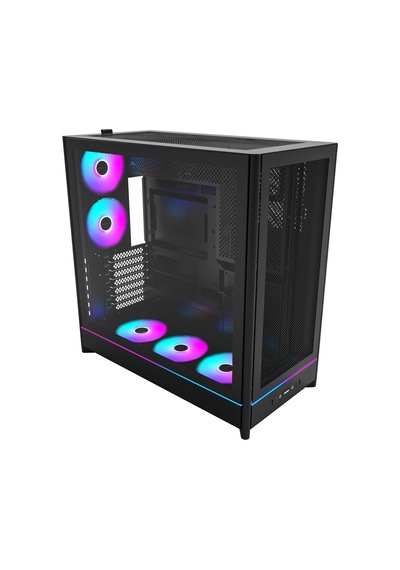 Hs01 Pro, Atx Mid-tower Pc Kasası, Oyun Bilgisayarı, Yüksek Hava Akışı, Ters Çevrilebilir Düzen, Mesh Ön Panel,