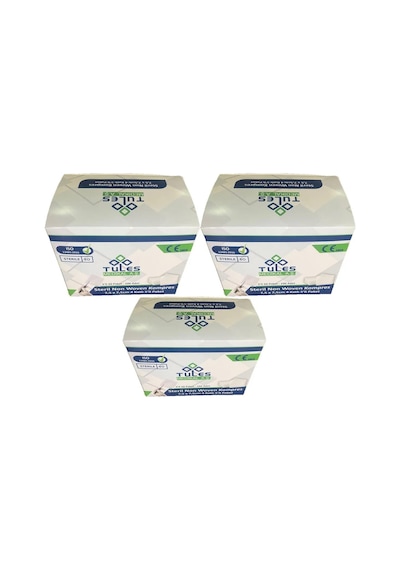 Tules Non Woven Kompres 7,5 x 7,5 cm 4 Katlı 100 Adet 3 Kutu