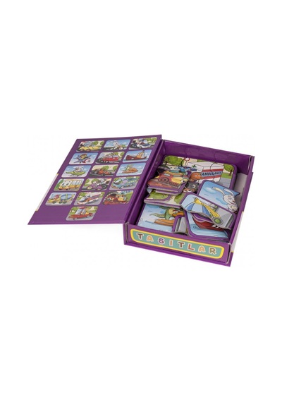 Dıy Toy Hayvanlar Ve Taşıtlar Tamamlama 2 Ve 3 Parçalı Zeka Kartları