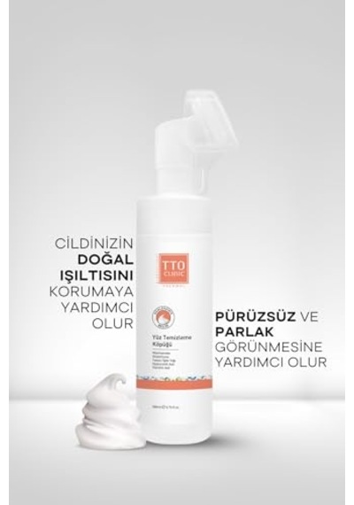 Clınıc Yüz Temizleme Köpüğü 200 Ml Akneli Rozalı Kılcal Damarlı Ciltler Çay Ağacı Yağı, Aha, Bha