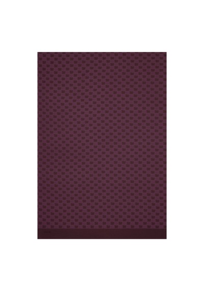 Aker Kare Jakar Şal Bordo Bordo