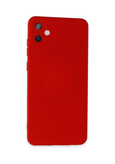 Magicool Samsung Galaxy Uyumlu A05 Kılıf Nano İçi Kadife Silikon - Kırmızı