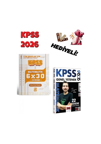 2026 Kpss Matematik 22 + 6 Deneme Seti 2 Kitap Bigelio Ve Yargı Y
