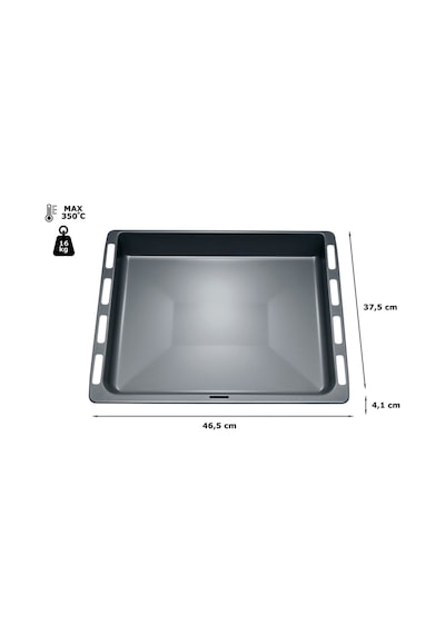 Siemens Uyumlu Ekstra Derin Emaye Firin Tepsi 46,5 X 37,5 Cm - 417747386