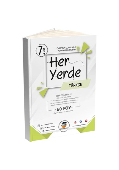 Zekaküpü 7.sınıf Heryerde Türkçe 60 Föy Öğreten Sorularla Adım Adım Zirveye