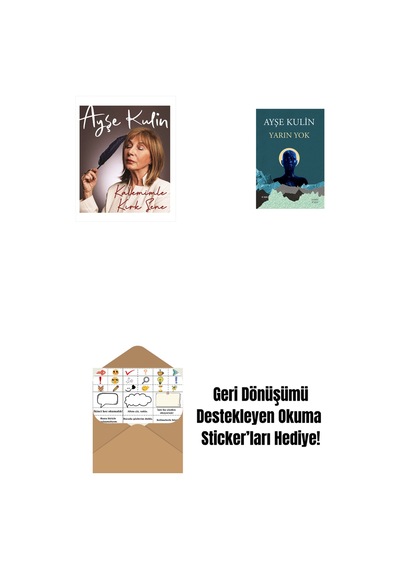 Kalemimle Kırk Sene Ciltli + Yarın Yok + Okuma Sticker'ları