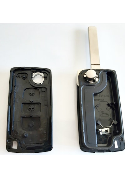 Peugeot 3 Butonlu Sustali Kumanda Kabi Pil Yatakli Logolu 398890148