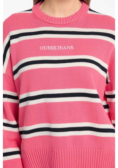 Guess Jeans Gj Ls Cn Kadın Triko Pembe