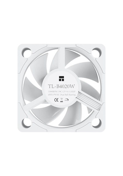 Thermalright Tl-b4020w 40mm Beyaz Kasa Fanı