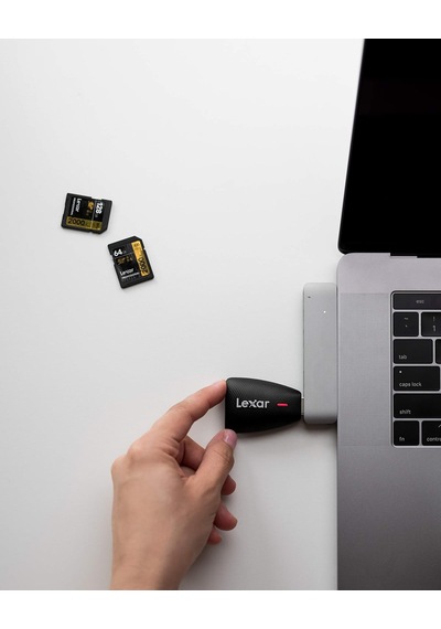 Lexar Çoklu Kart 2'si 1 Arada Usb 3.1 Okuyucu, Uhs-ı Uhs-ıi Sd/mi