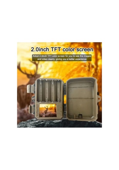 Fotokapan Kamera 16mp Full Hd 1080p Gece Görüşlü 2 Inç Lcd Ekran Su Geçirmez Najmaddin