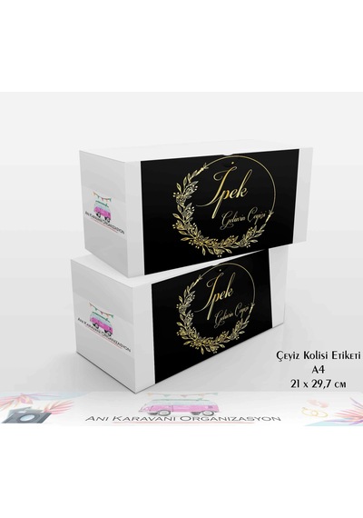Çeyiz Kolisi Etiketi - Çk29 A5 - 14,8x21 Cm.
