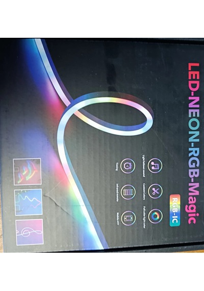 5 Metre Rgb Neon Led , Rgb Led, Sese Duyarlı Led Çok Renkli