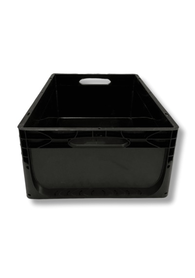 Alpbx 1.kalite Siyah Plastik Kasa 60x40x22 Cm - Kutu 44 Litre Siyah