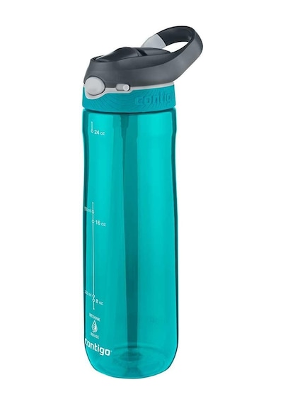 Contigo Cortland Tren Tek El Bas İç Kapaklı Su Matarası 720ml 2191381 - Turkuaz