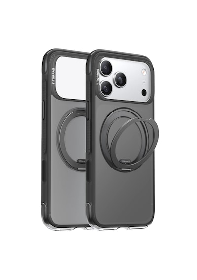 Torras Apple iPhone 17 Pro / 18 Pro Uyumlu Ostand R Air Magsafe Kapak Siyah