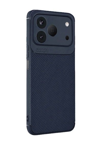 Newface Tecno Spark 50 4g Auto Focus Karbon Kapak - Lacivert Diğer