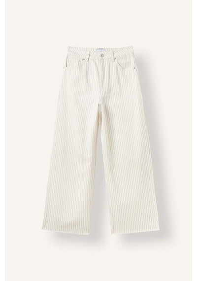 Defacto Culotte Üç Cepli Paça Ucu Kesik Detaylı Gabardin Pantolon I4116ax26hswt32 Beyaz-wt32