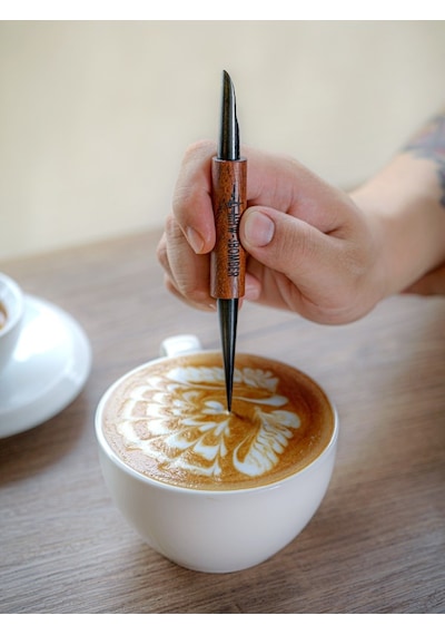 Ceviz Latte Art Kalemi, Barista Kalemi 152mm 1 Parça